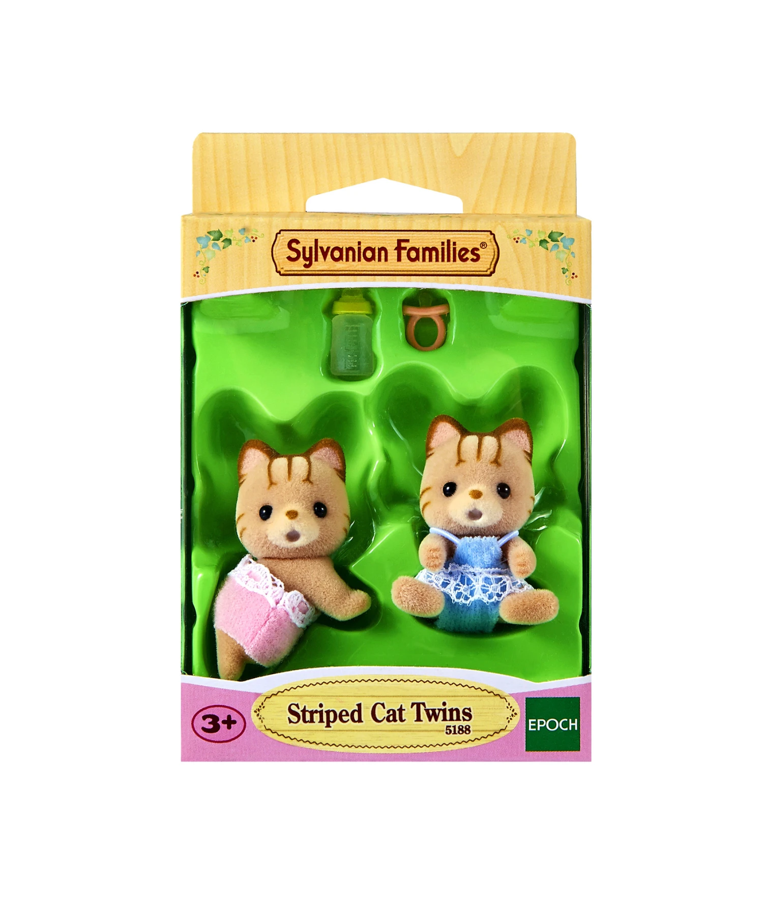 Sylvanian Families Tweeling Gestreepte Kat SF5188 - Afbeelding 3