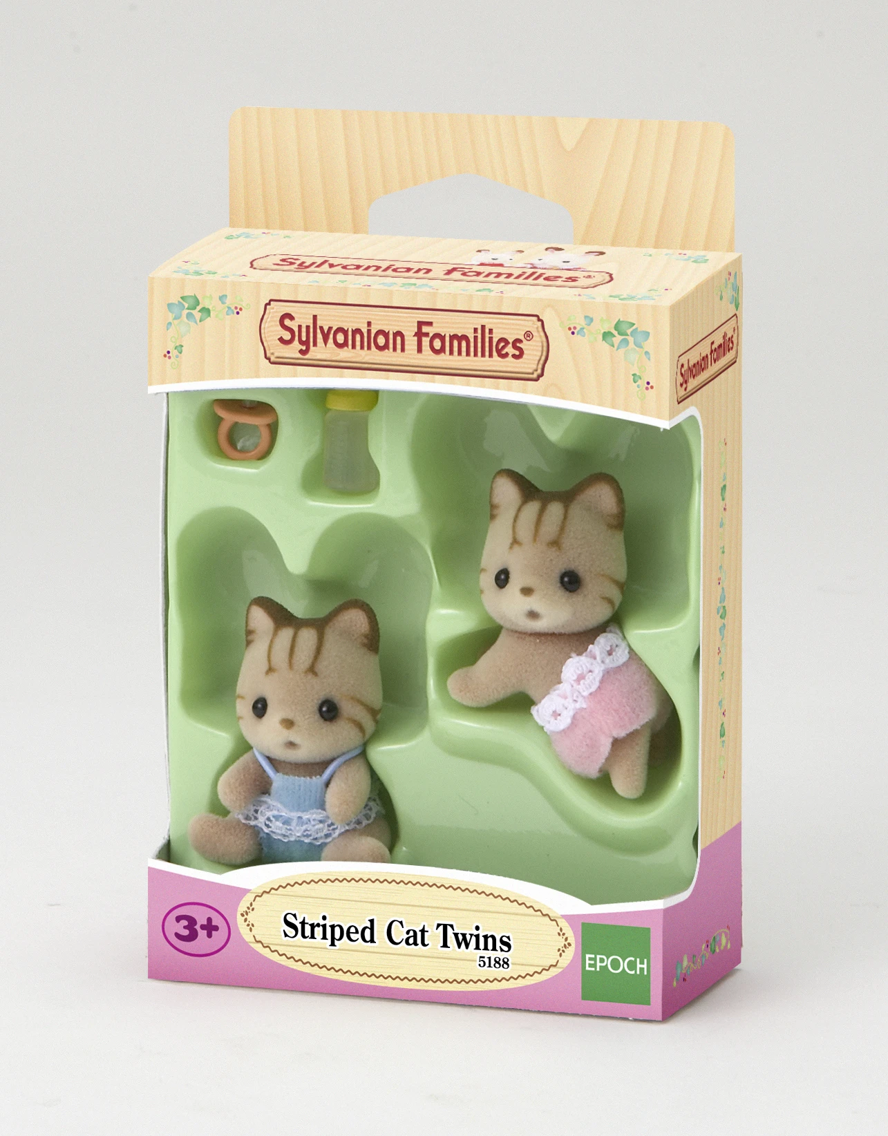 Sylvanian Families Tweeling Gestreepte Kat SF5188 - Afbeelding 5