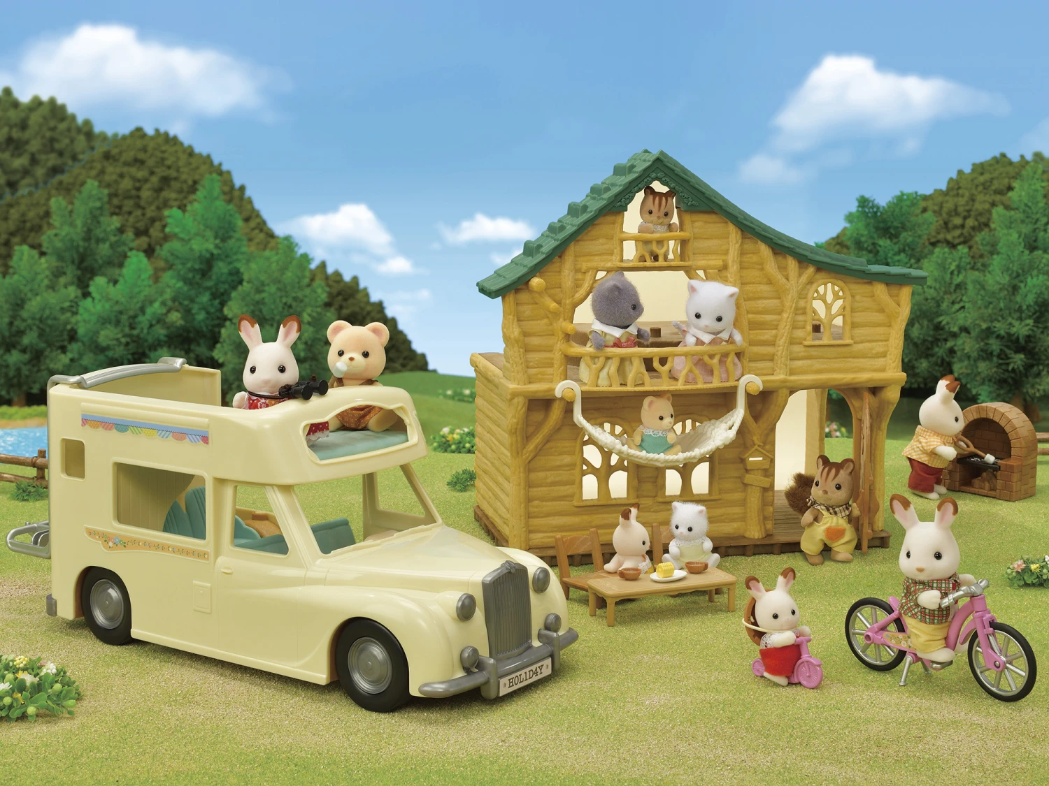 Sylvanian Families Familie Camper SF5454 - Afbeelding 7