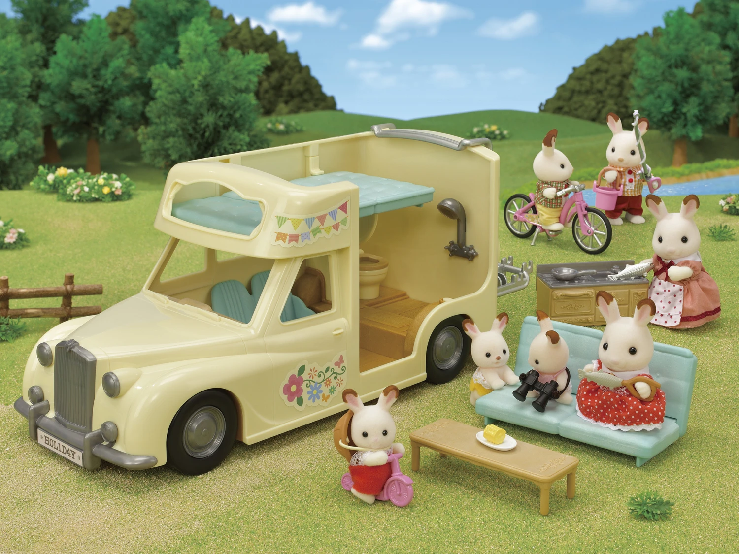 Sylvanian Families Familie Camper SF5454 - Afbeelding 4
