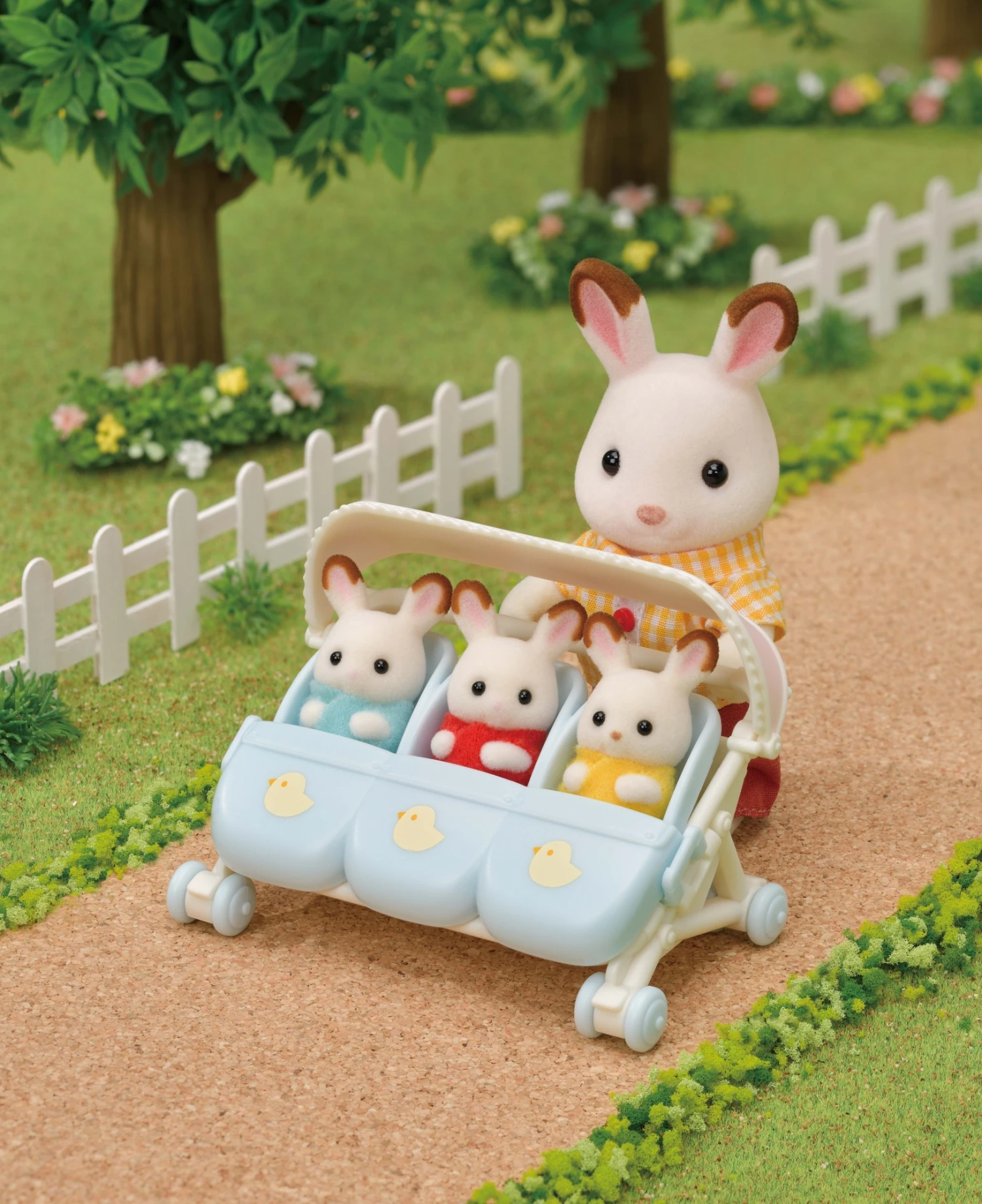 Sylvanian Families Wandelwagen Drieling SF5533 - Afbeelding 3