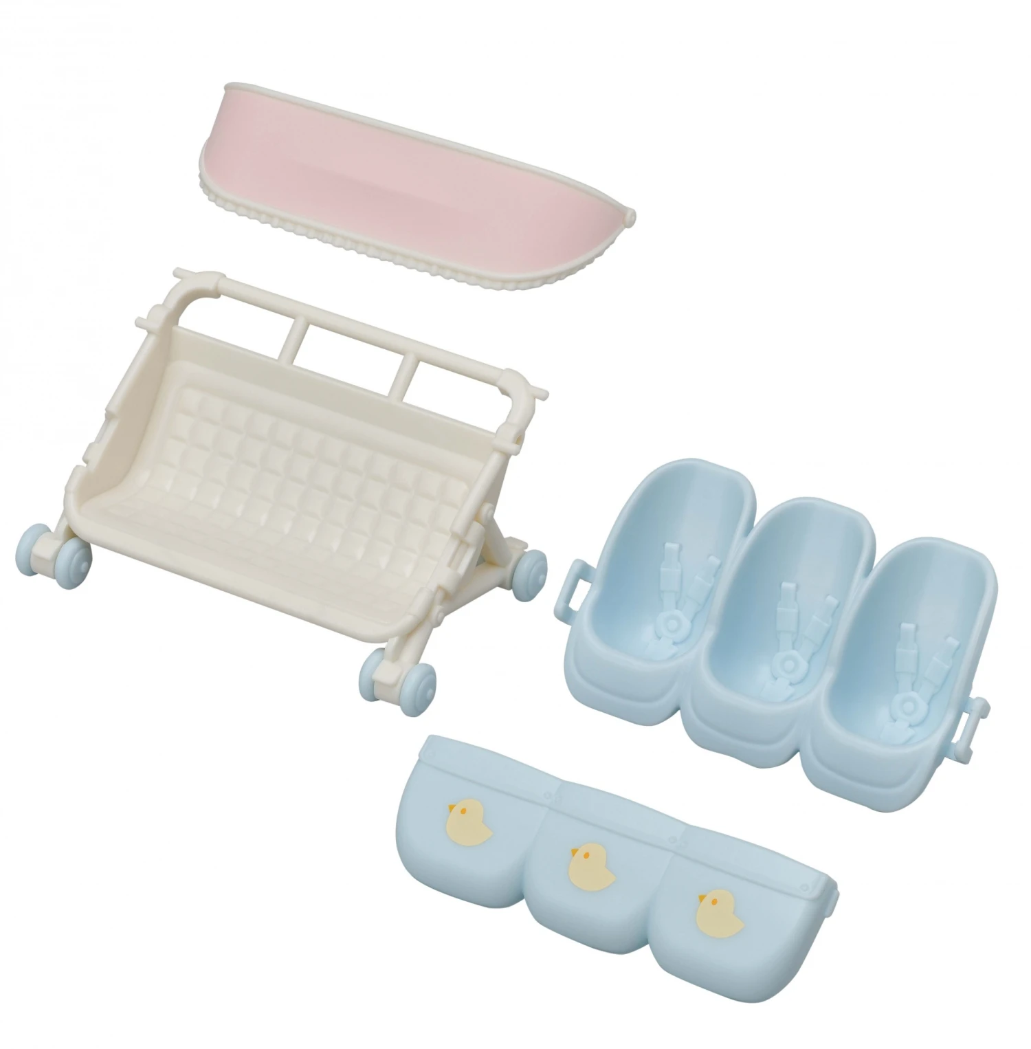 Sylvanian Families Wandelwagen Drieling SF5533 - Afbeelding 2