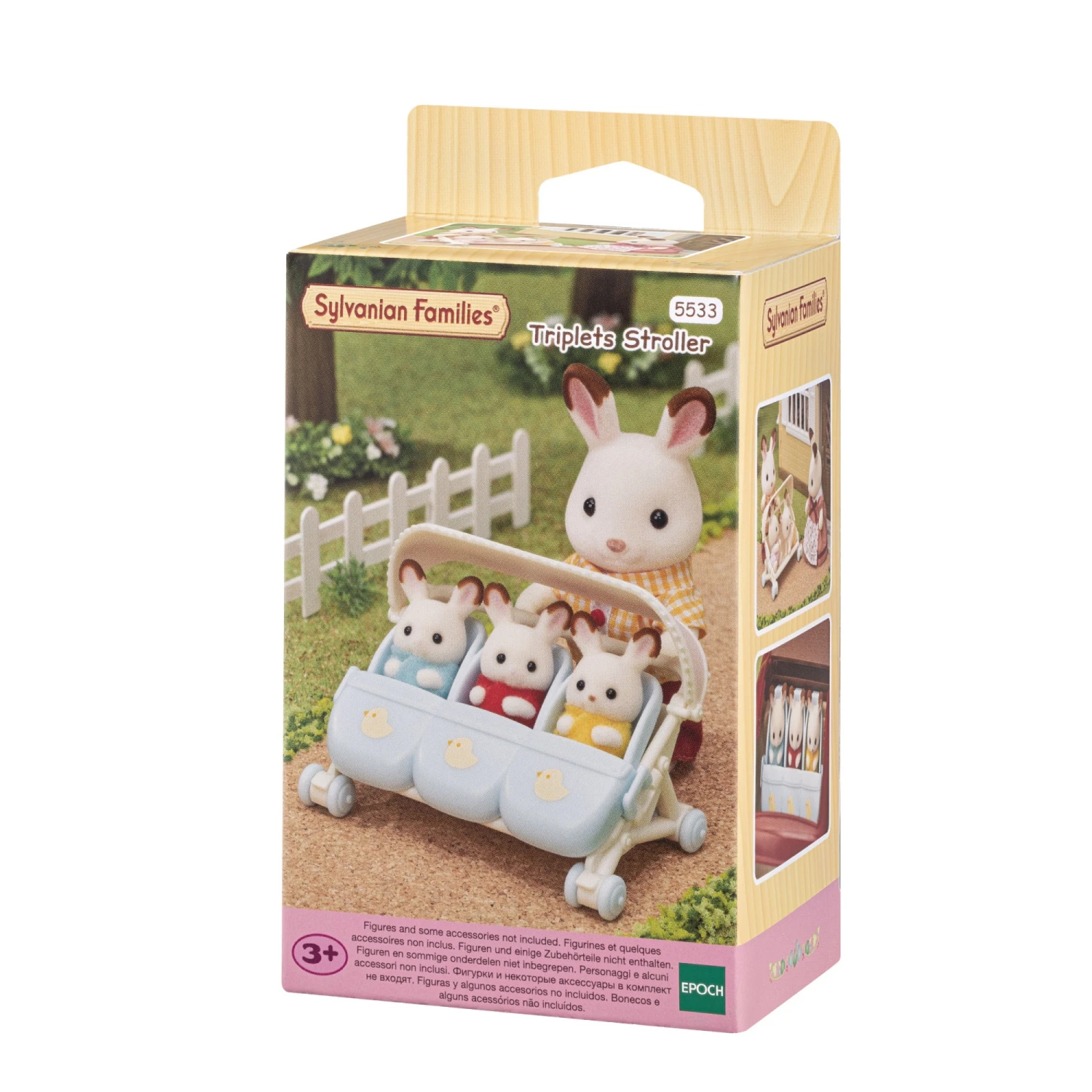 Sylvanian Families Wandelwagen Drieling SF5533 - Afbeelding 6