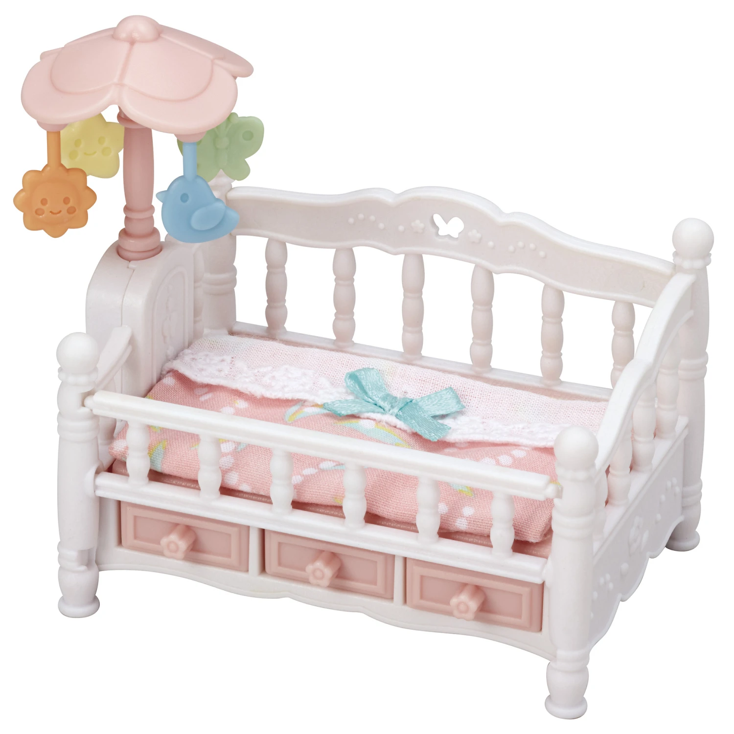 Sylvanian Families Bed Voor Drieling Met Mobiel SF5534 - Afbeelding 2