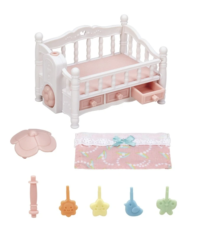 Sylvanian Families Bed Voor Drieling Met Mobiel SF5534 - Afbeelding 3