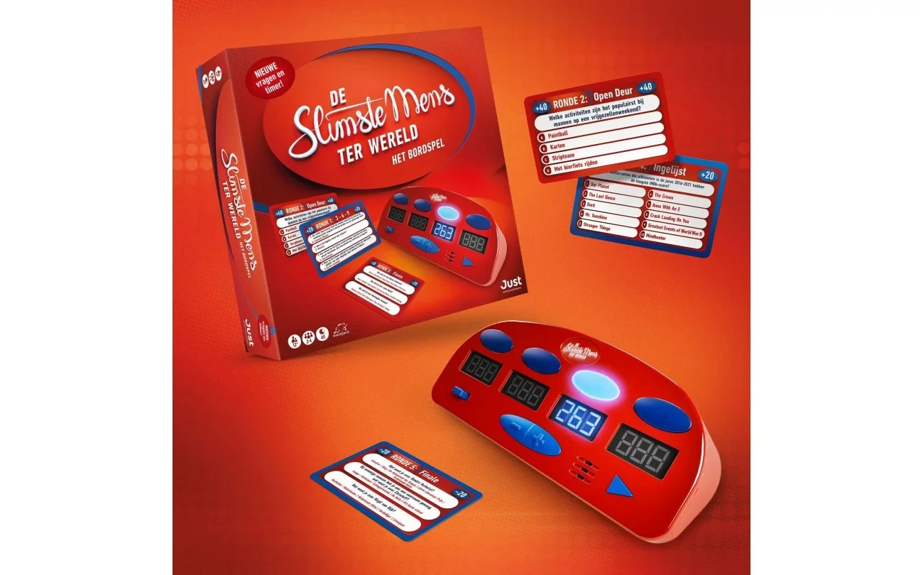 Goliath De Slimste Mens Ter Wereld Familiespel Bordspel - Afbeelding 4