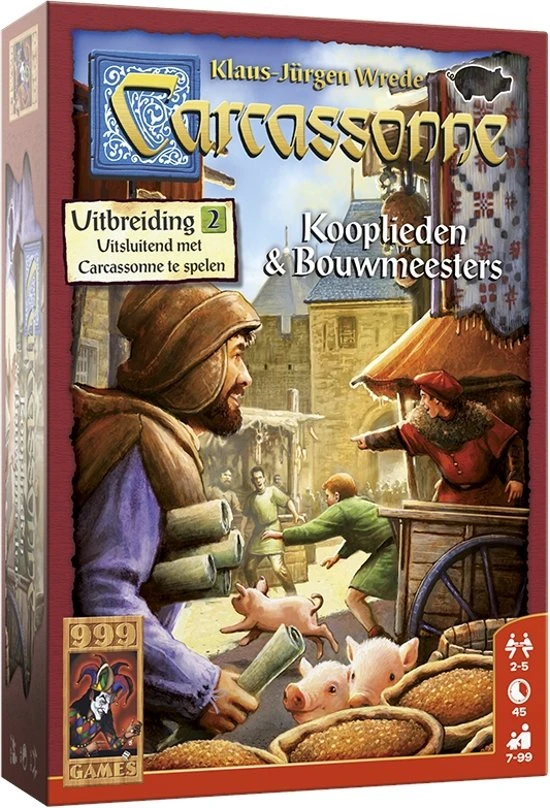 Carcassonne Uitbreiding Koooplieden En Bouwmeesters – Bordspel