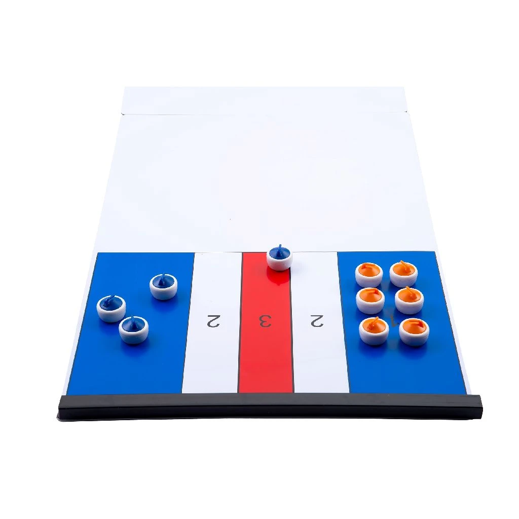 Curling/Sjoelen 2-in-1 Shuffleboard 180×39 Cm. - Afbeelding 5