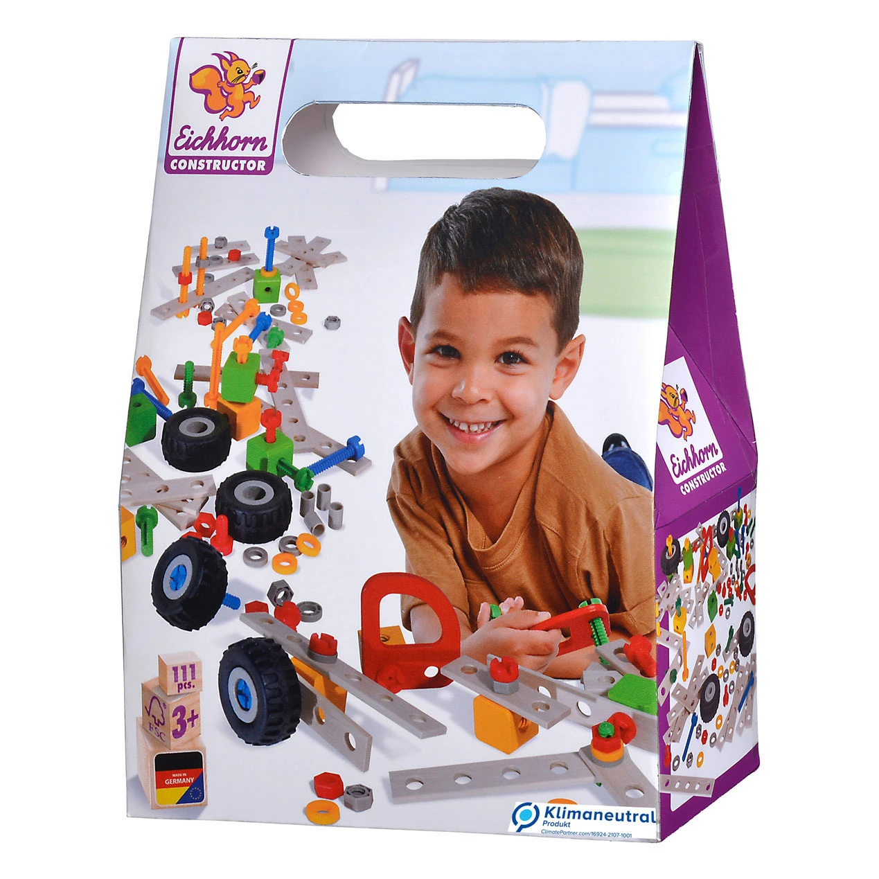 Eichhorn Constructor 111-dlg Houten Constructie Speelgoed