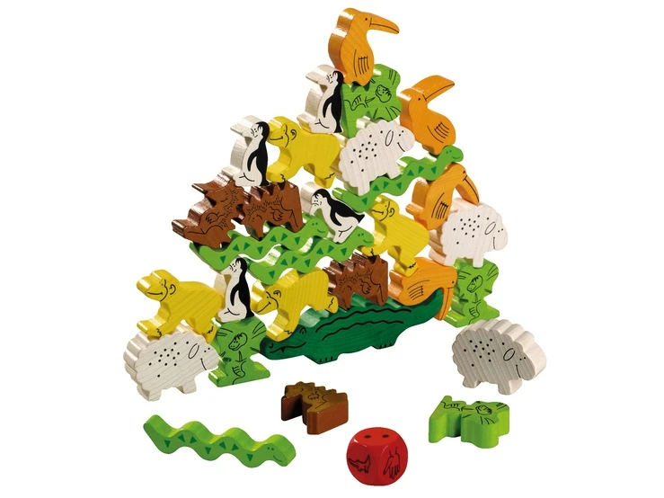 Haba Dier Op Dier Stapelspel Kinderspel - Afbeelding 3