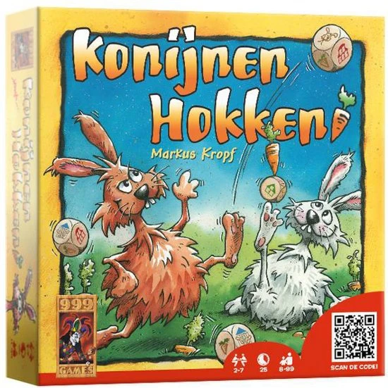 Konijnen Hokken Dobbelspel 999games