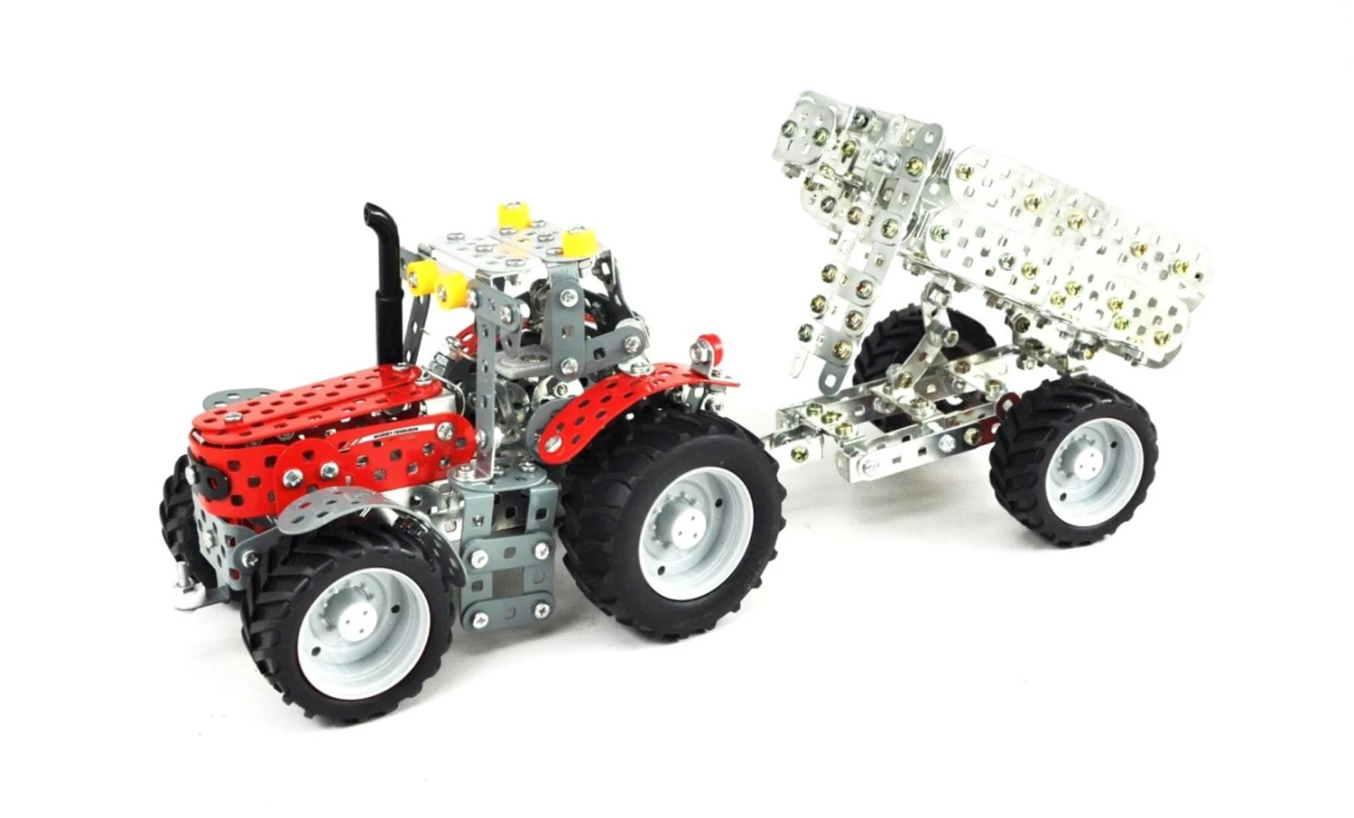 Tronico Mini Massey Ferguson MF5610 Met Aanhangwagen – 1 : 32 - Afbeelding 4