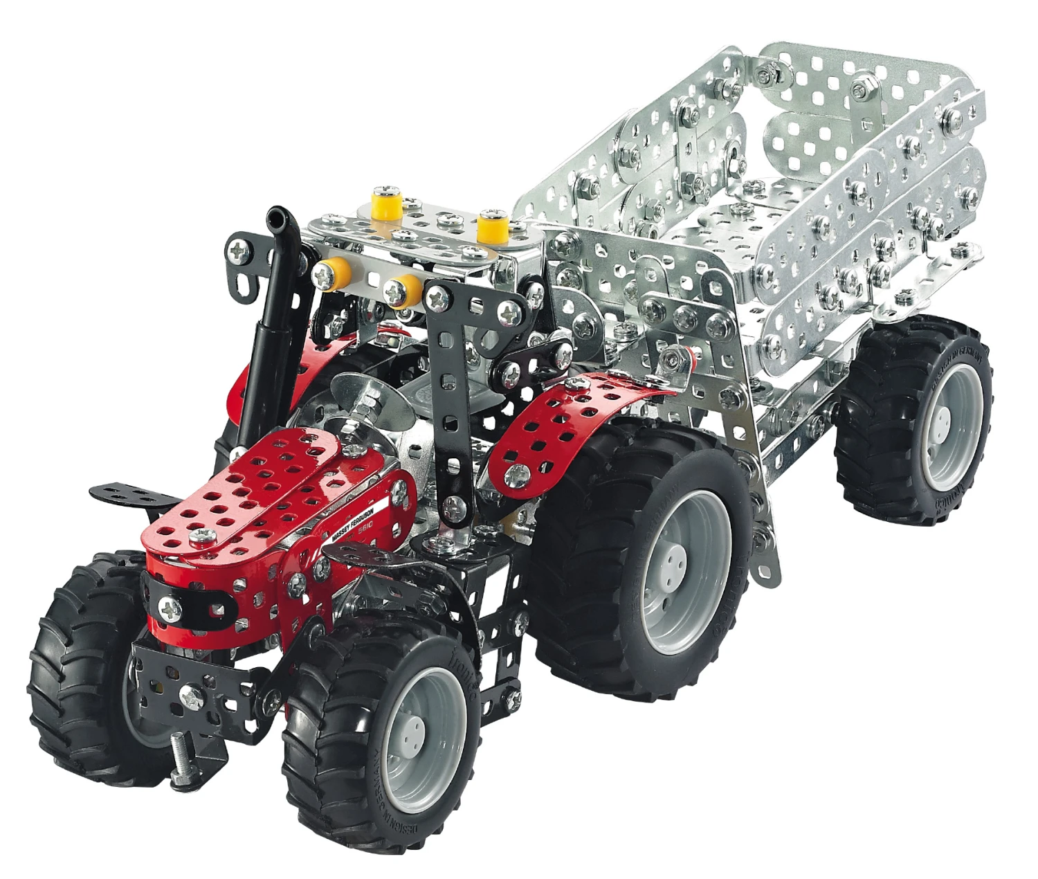 Tronico Mini Massey Ferguson MF5610 Met Aanhangwagen – 1 : 32 - Afbeelding 3