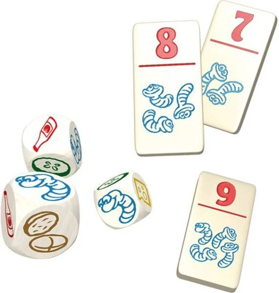 Regenwormen Junior (A13) – Dobbelspel - Afbeelding 3