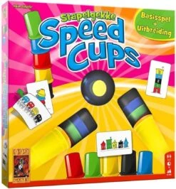 999 Games Stapelgekke Speed Cups 6 Spelers Stapelspel