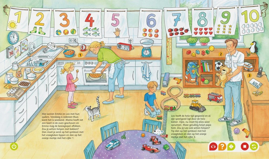 Tiptoi Boek “Mijn Leer-spel-avontuur: Eerste Getallen” - Afbeelding 3