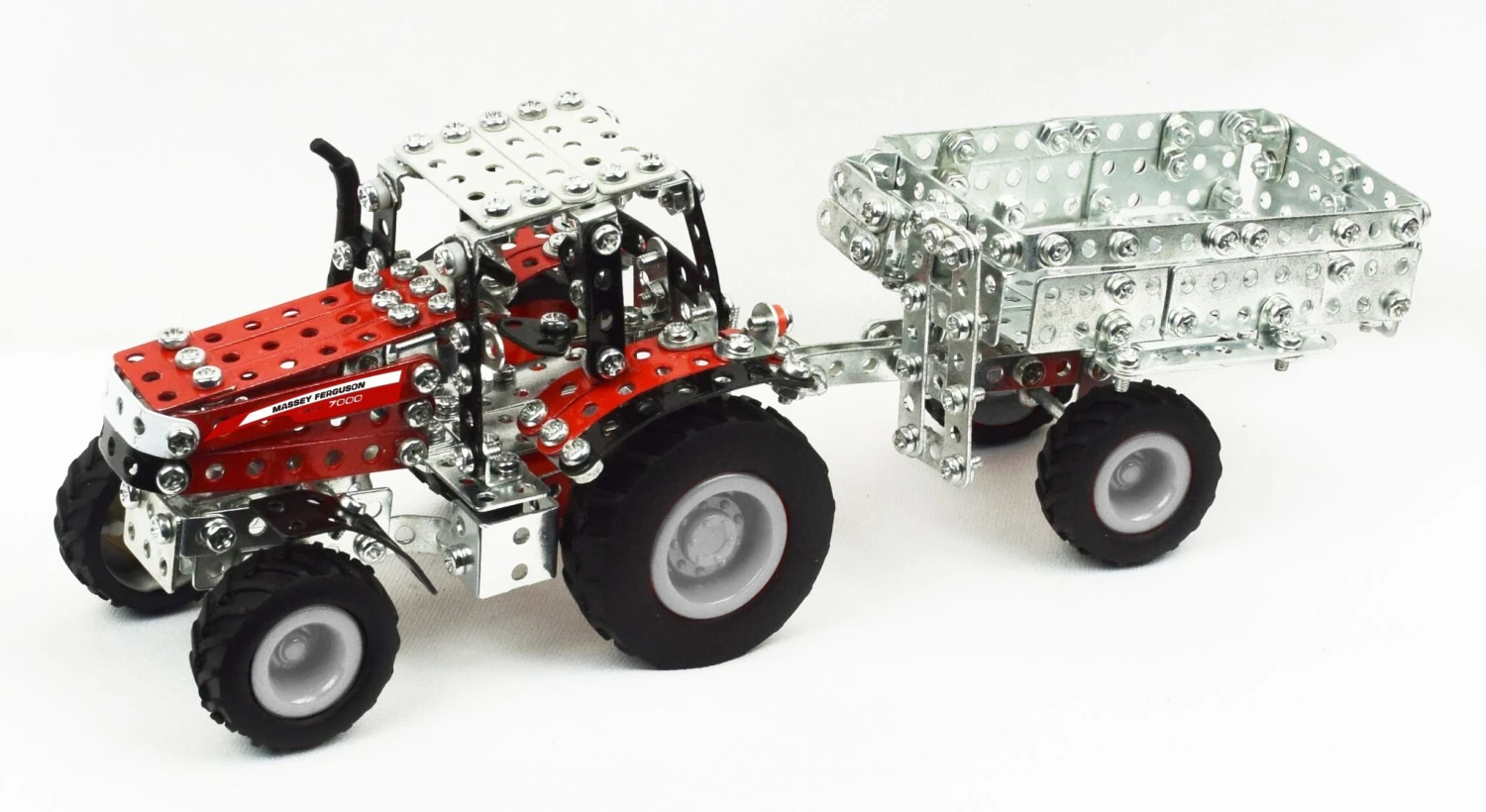 Tronico Micro Massey Ferguson MF 7600 Met Aanhanger – 1 : 64 - Afbeelding 3
